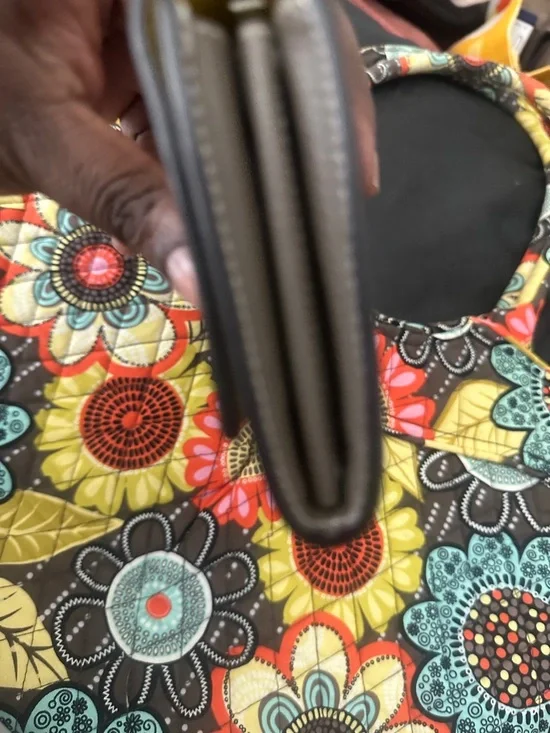 Celine Taupe Leather Long Flap Wallet - Picture 9 of 11